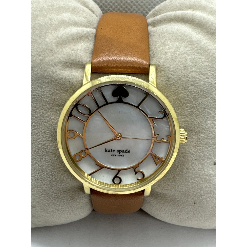 Kate Spade New York 0783 Women's Brown Leather Analog Dial Quartz Watch AEA424